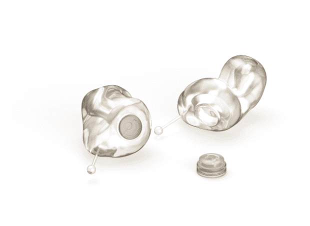 Protection pour la concentration sur mesure Serenity choice de Phonak, disponible dans votre magasin Acoustico à Prilly-Malley