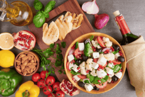 Repas méditerranéen