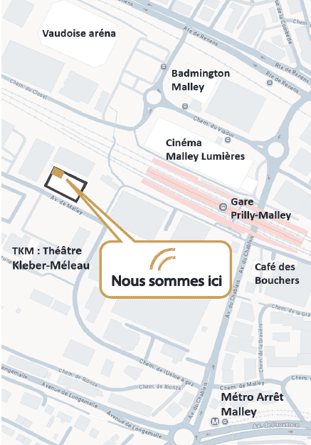 Localisation simplifiée du centre Acoustico