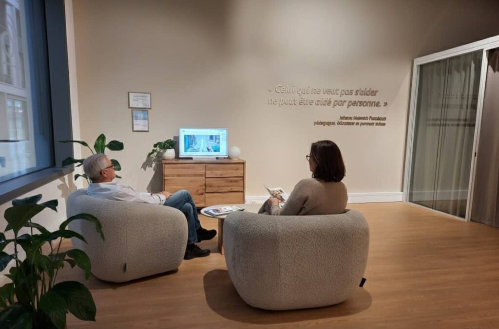 Salle d'attente Acoustico à Prilly-Malley