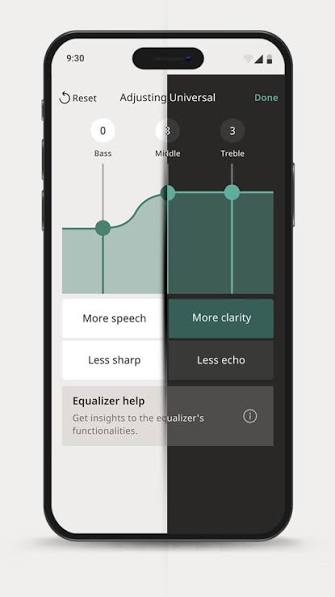 Application Widex Allure sur natel